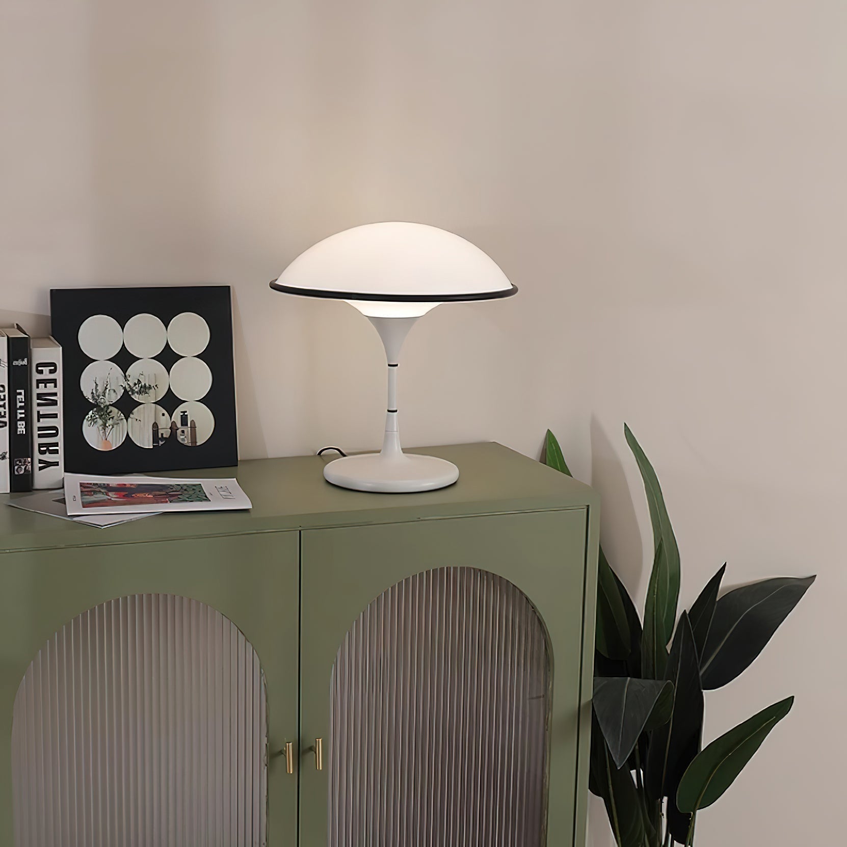 LumiFont - Elegant table lamp with a unique design