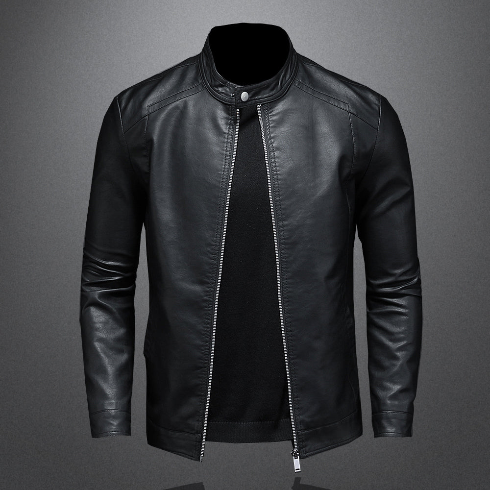 Veste de moto en cuir