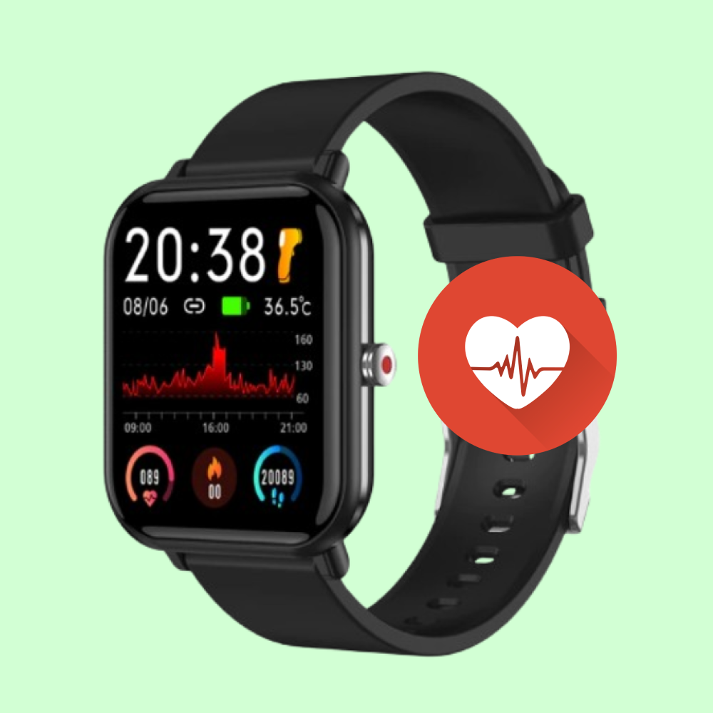 2024 Monitor della pressione arteriosa Orologio da polso sportivo impermeabile per la pressione sanguigna per Android iOS