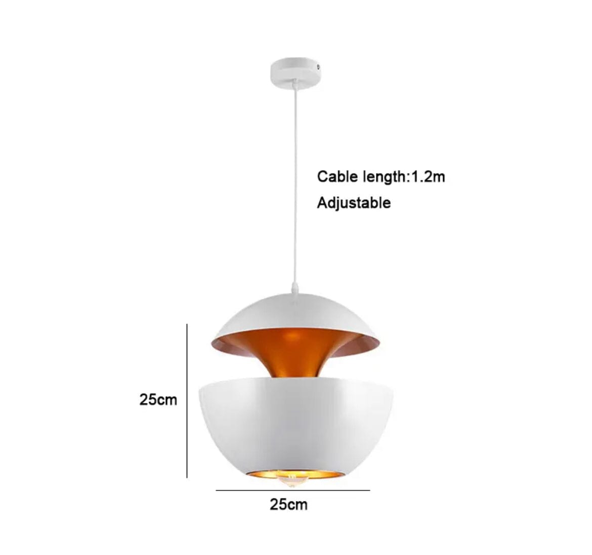 Lampada a sospensione Nordic Apple