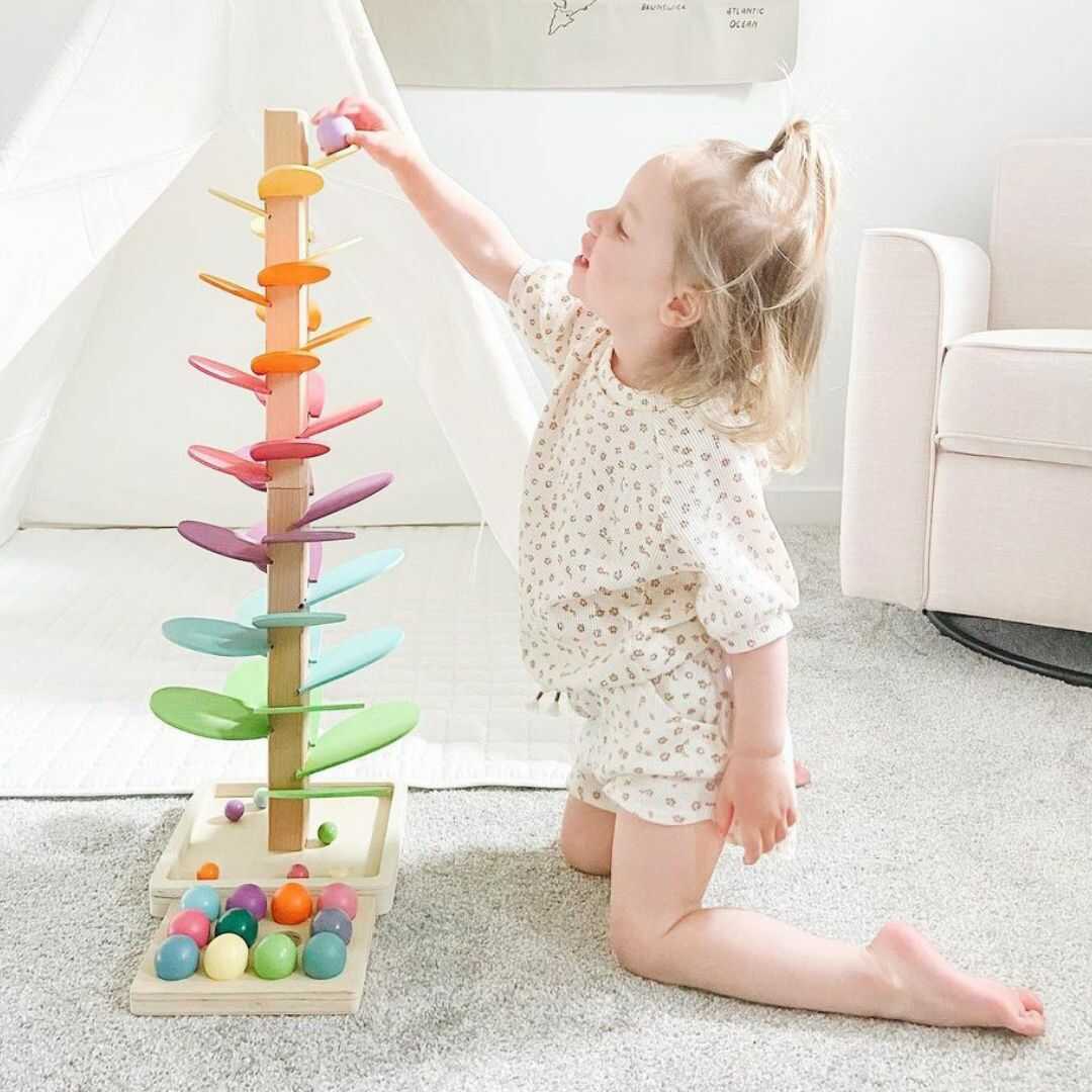 FunPlay - Interactive Rainbow Marble Sound Tree