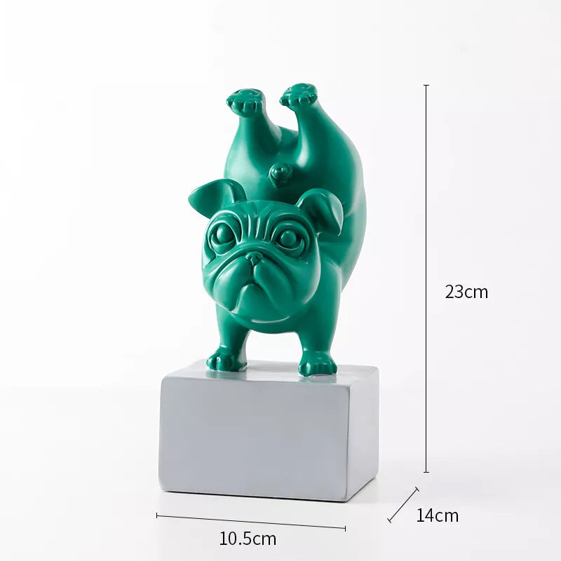 Yoga-Hund-Statuette