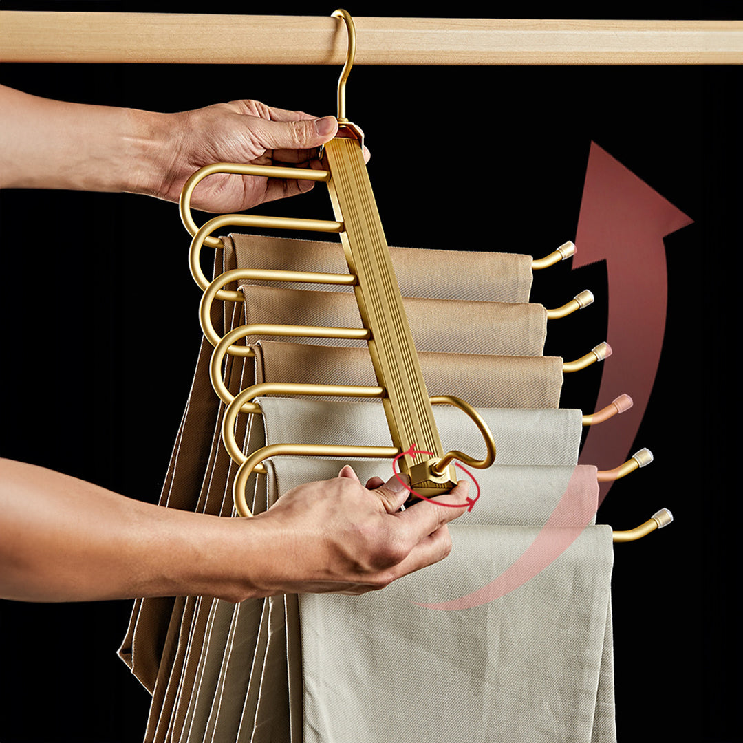 DesignTod™ Golden Space Saving Pants Hanger