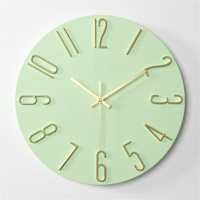 GlowTech - Horloge murale moderne en plastique