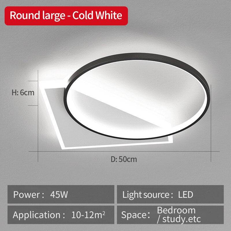 LED-lysekrone i loftet