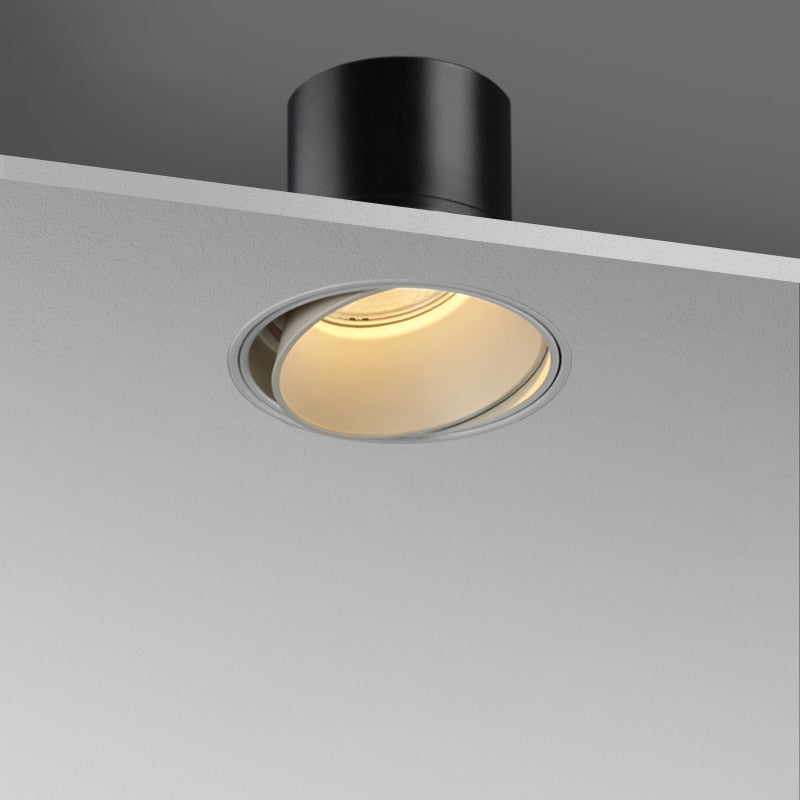 Hidden Frameless Minimalist Recessed Adjustable Spotlights