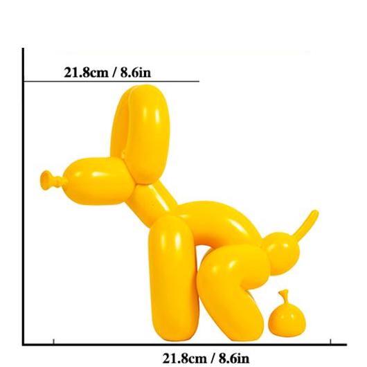 Statue af ballonhunde