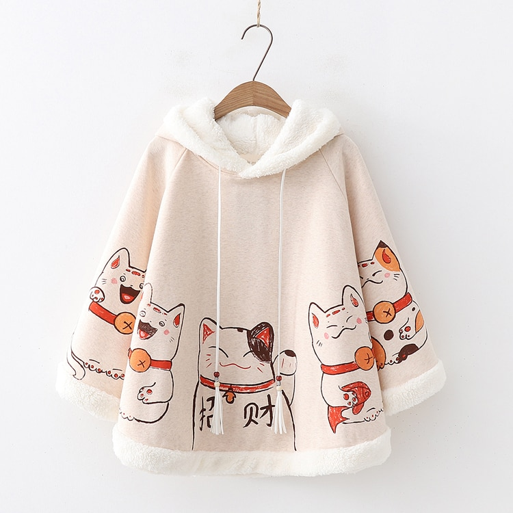 Lucky Cat Hoodie