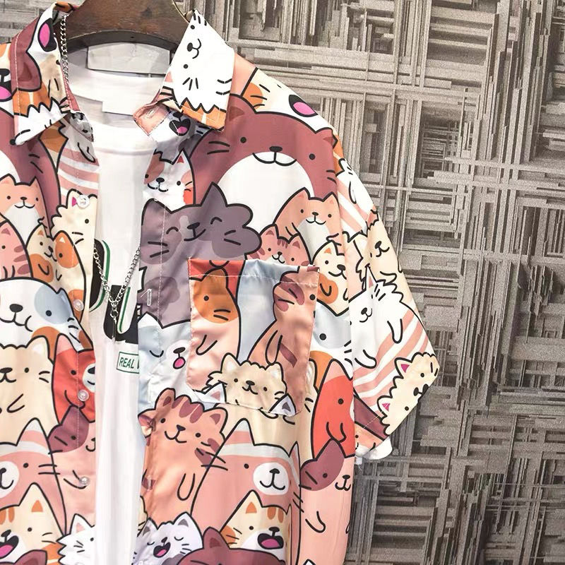 Camiseta de gato kawaii