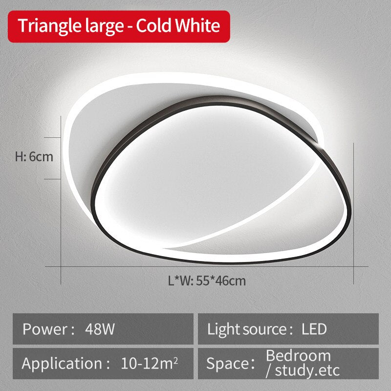 LED-lysekrone i taket