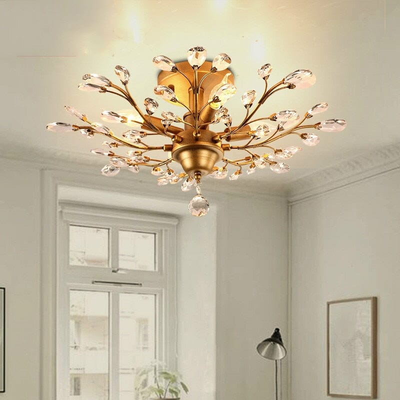 Lampada da soffitto a forma di fiore