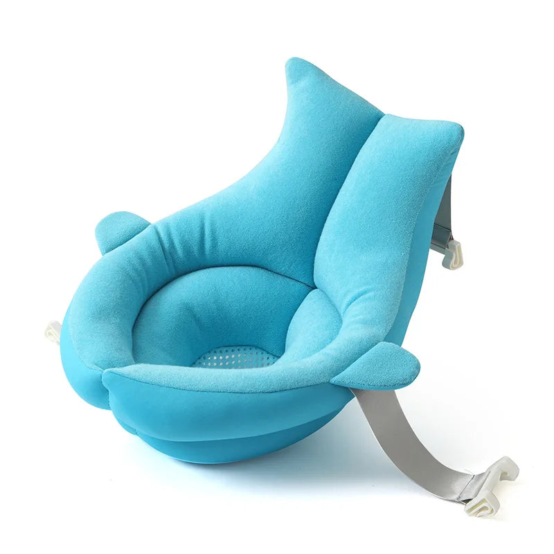 Shark-Shaped Foldable Newborn Bathtub Cushion