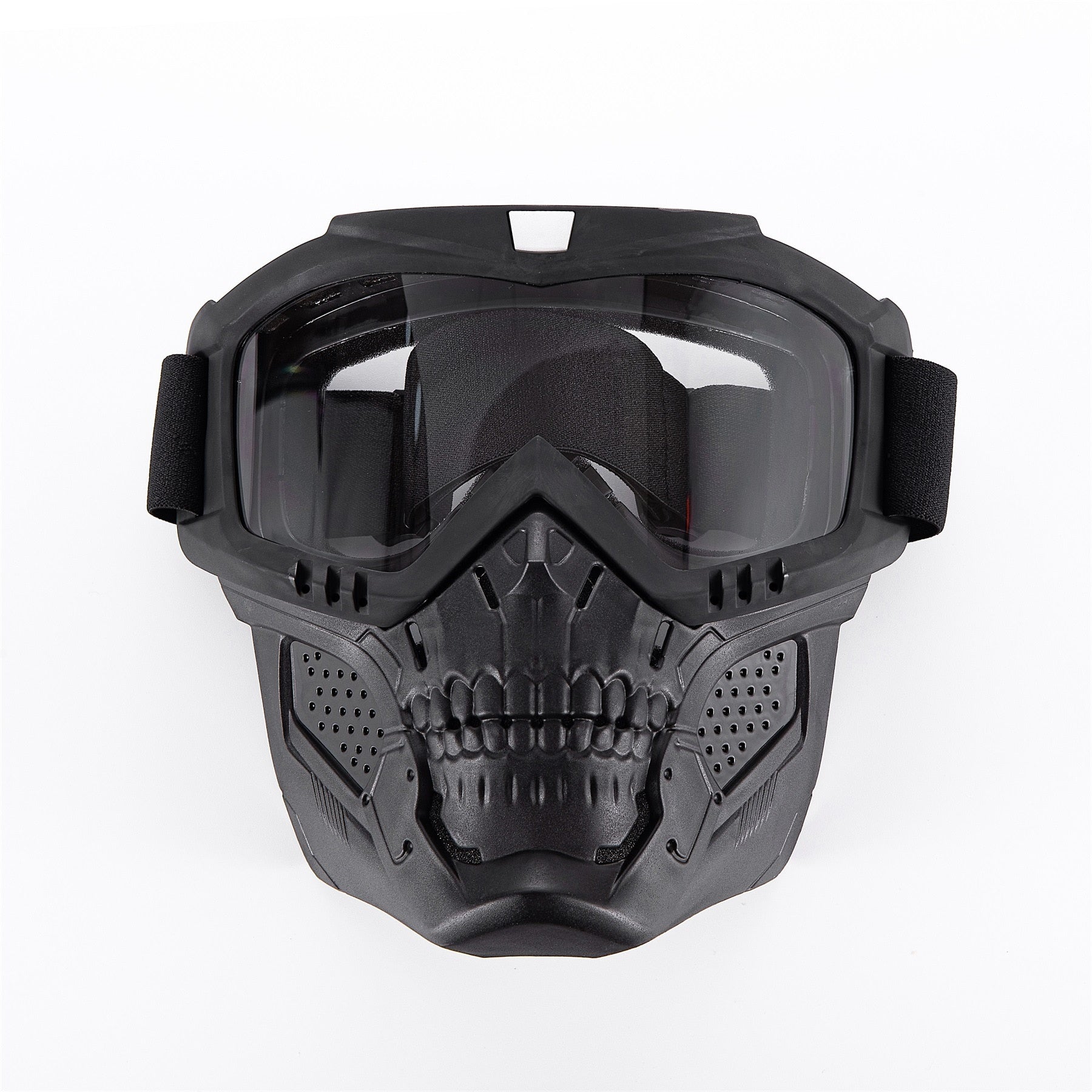 Motorradbrille Totenkopfmaske