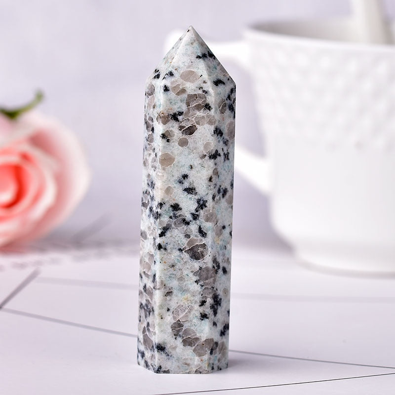 Krystal Miniature Obelisk Dekor