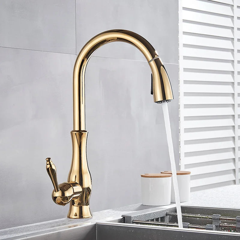 GlamFaucet – Gouden keukenkranen