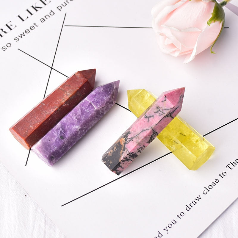 Crystal Miniature Obelisk Decor