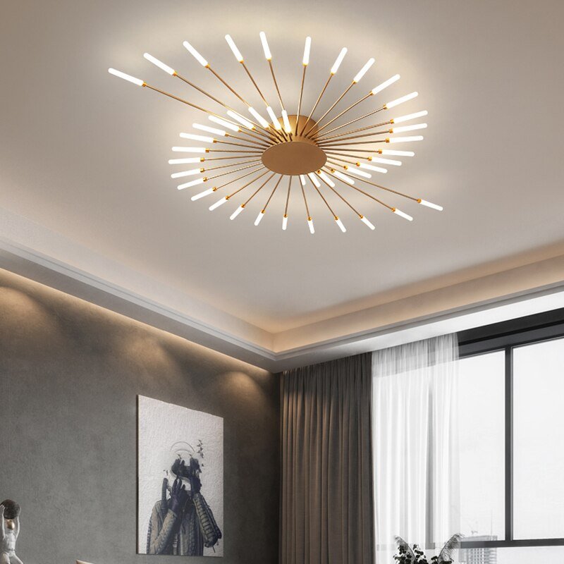 Moderne krystal loftslampe