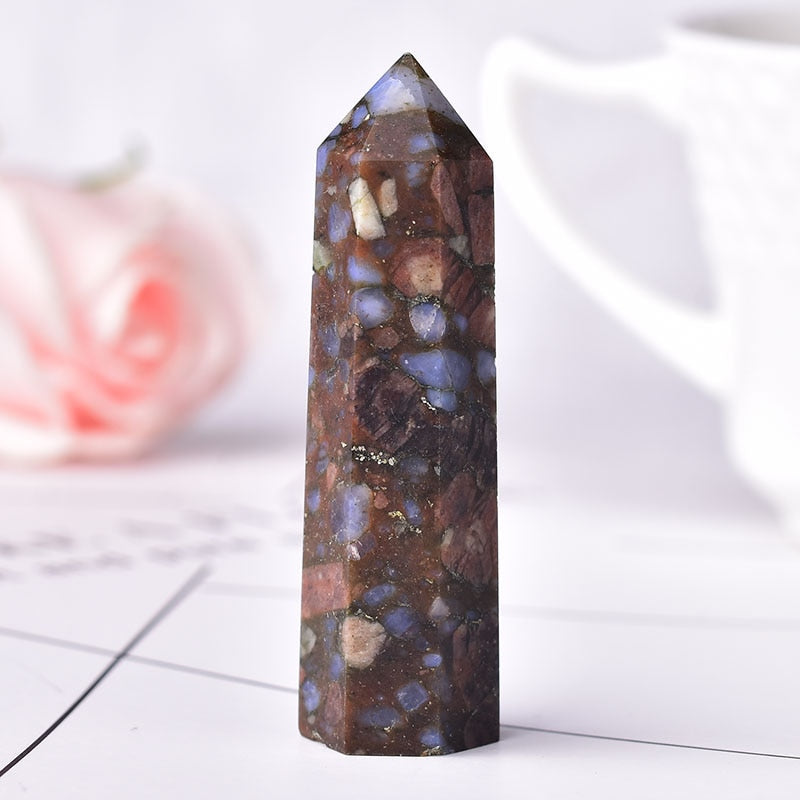 Kristallen miniatuur obelisk decoratie