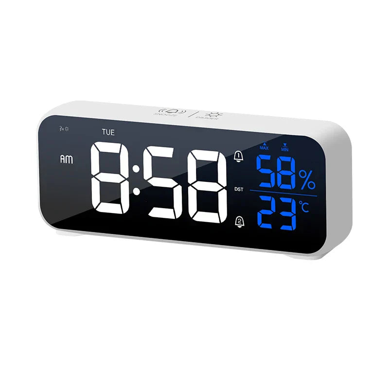 VibeClock – Horloge de bureau musicale avec fonction d'alarme