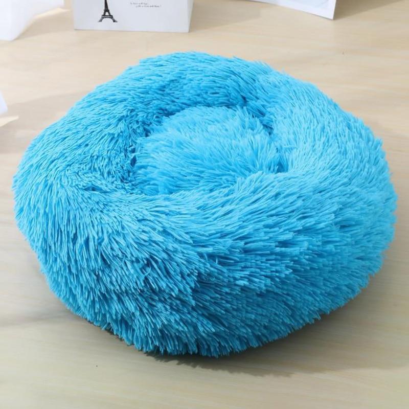 Ronde Pluche Kalmerende Donut Kat Bed Nest