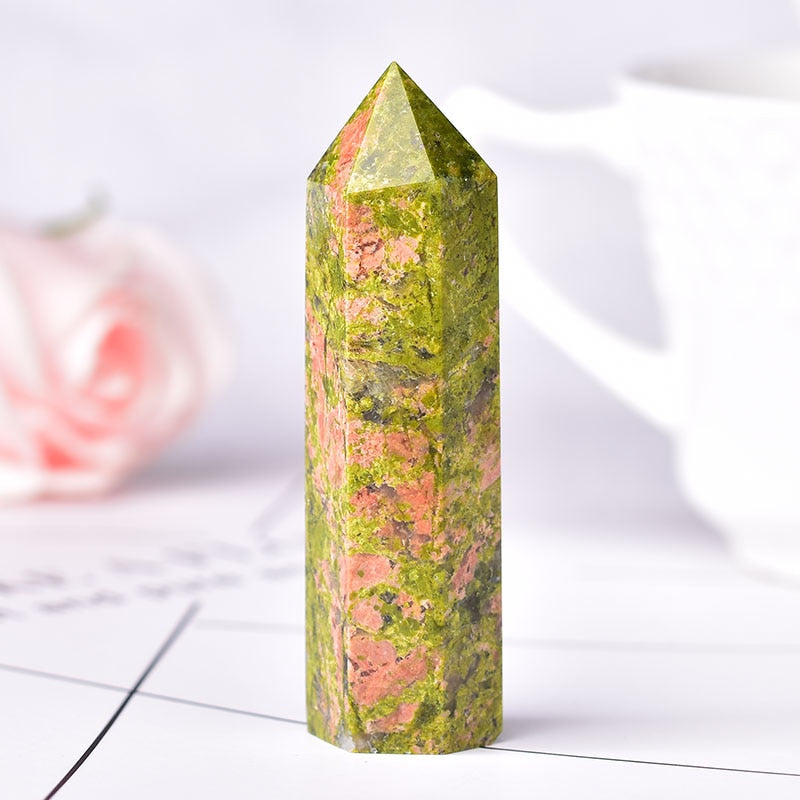 Kristallen miniatuur obelisk decoratie