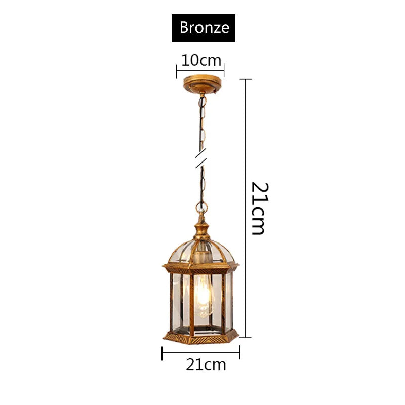 Waterproof Garden Pendant Light