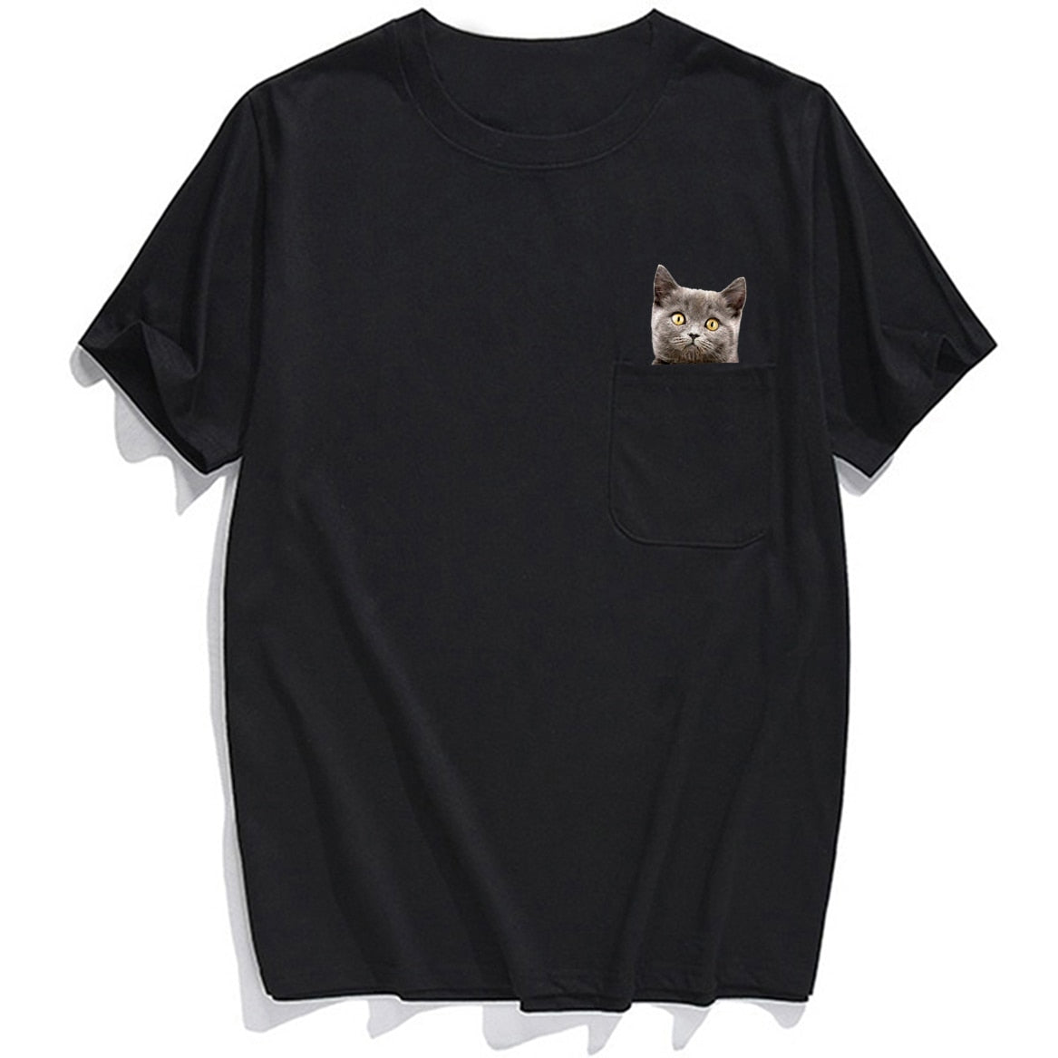 Surprise Pocket Cat T-shirt 1