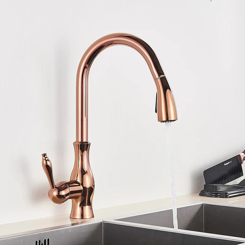 GlamFaucet – Grifos de cocina dorados