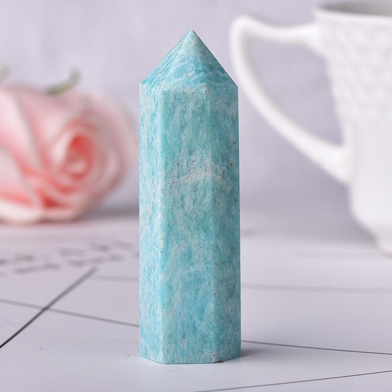 Krystal Miniature Obelisk Dekor