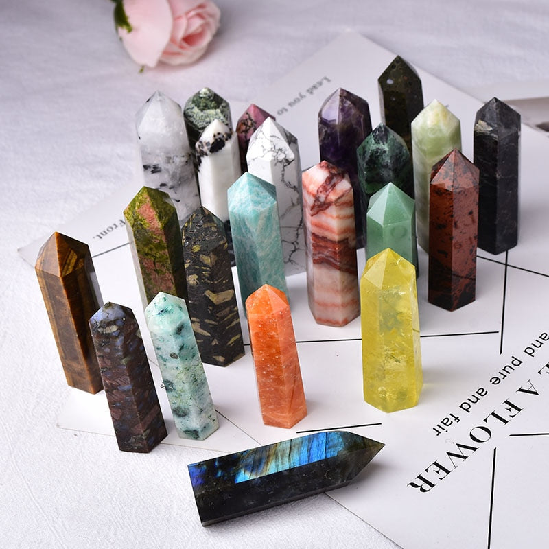 Crystal Miniature Obelisk Decor