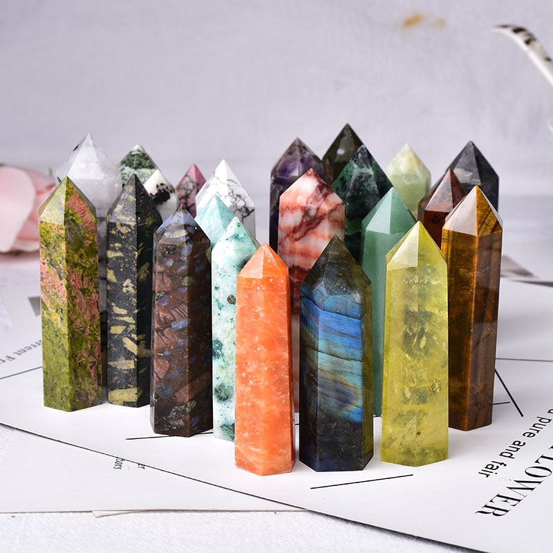 Krystal Miniature Obelisk Dekor