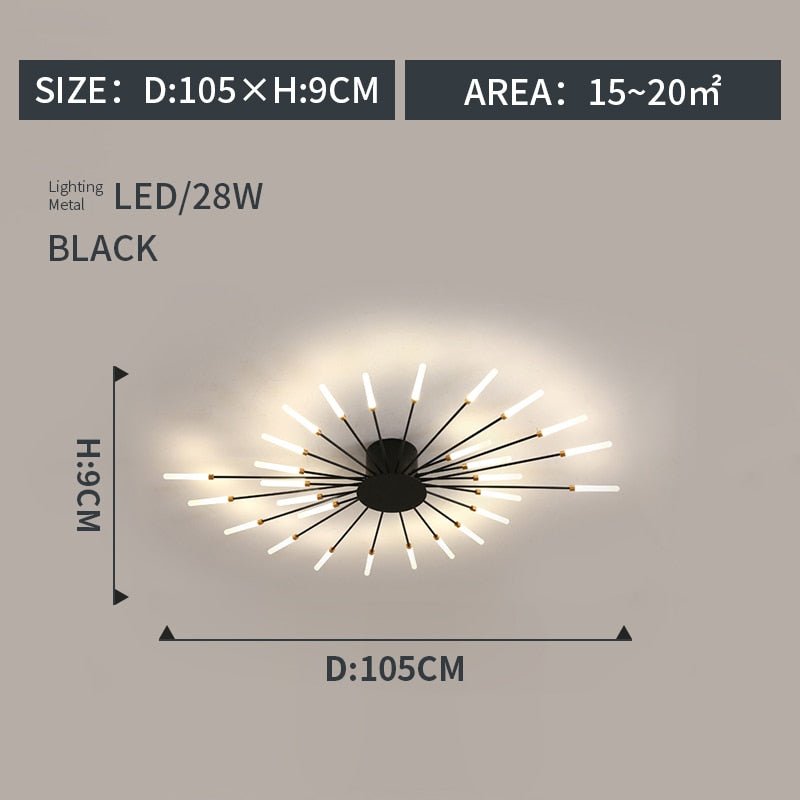 Moderne Kristall-Deckenlampe