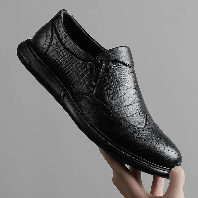 ElegancePro luxury leather shoes for men