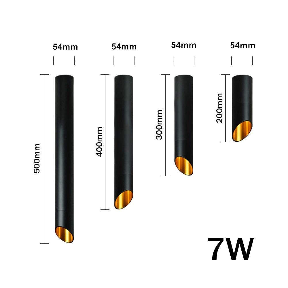 Modernes LED-Röhren-Downlight zur Oberflächenmontage