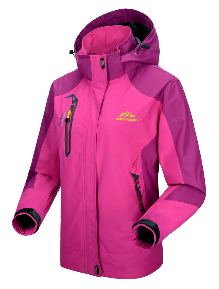 Chaqueta de otoño para mujer para exteriores: impermeable y resistente al viento para senderismo, escalada y viajes