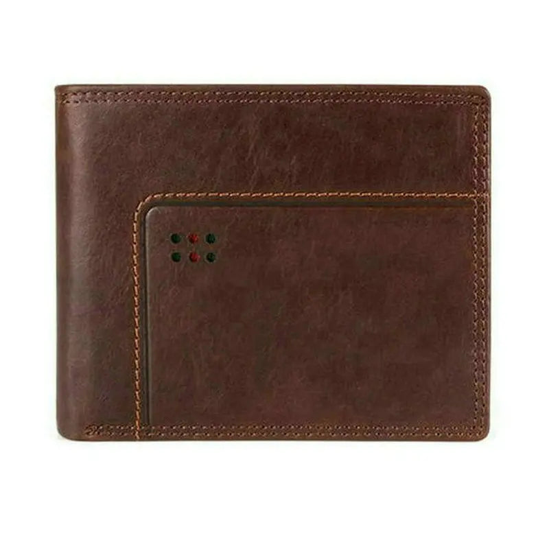 Oliver Vintage Genuine Leather Men’s Wallet – RFID Blocking & Coin Pocket