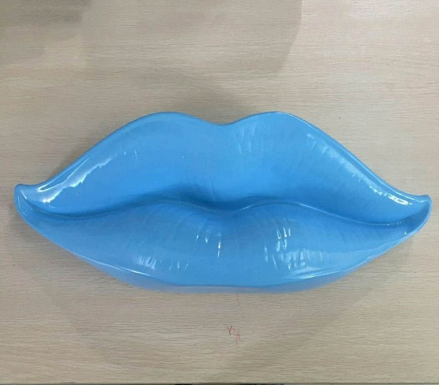 Escultura de labios vibrantes para pared