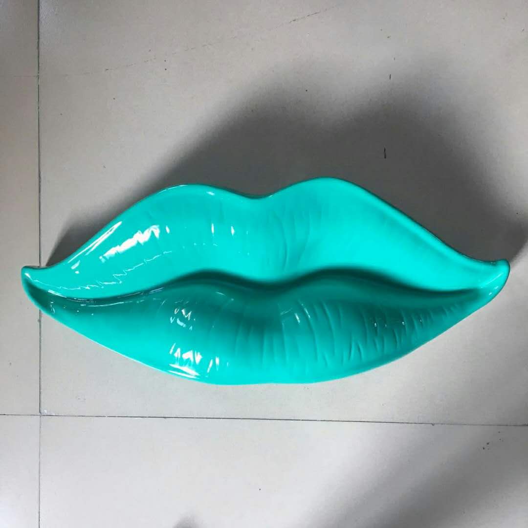 Vibrant Lip Sculpture Wall Art