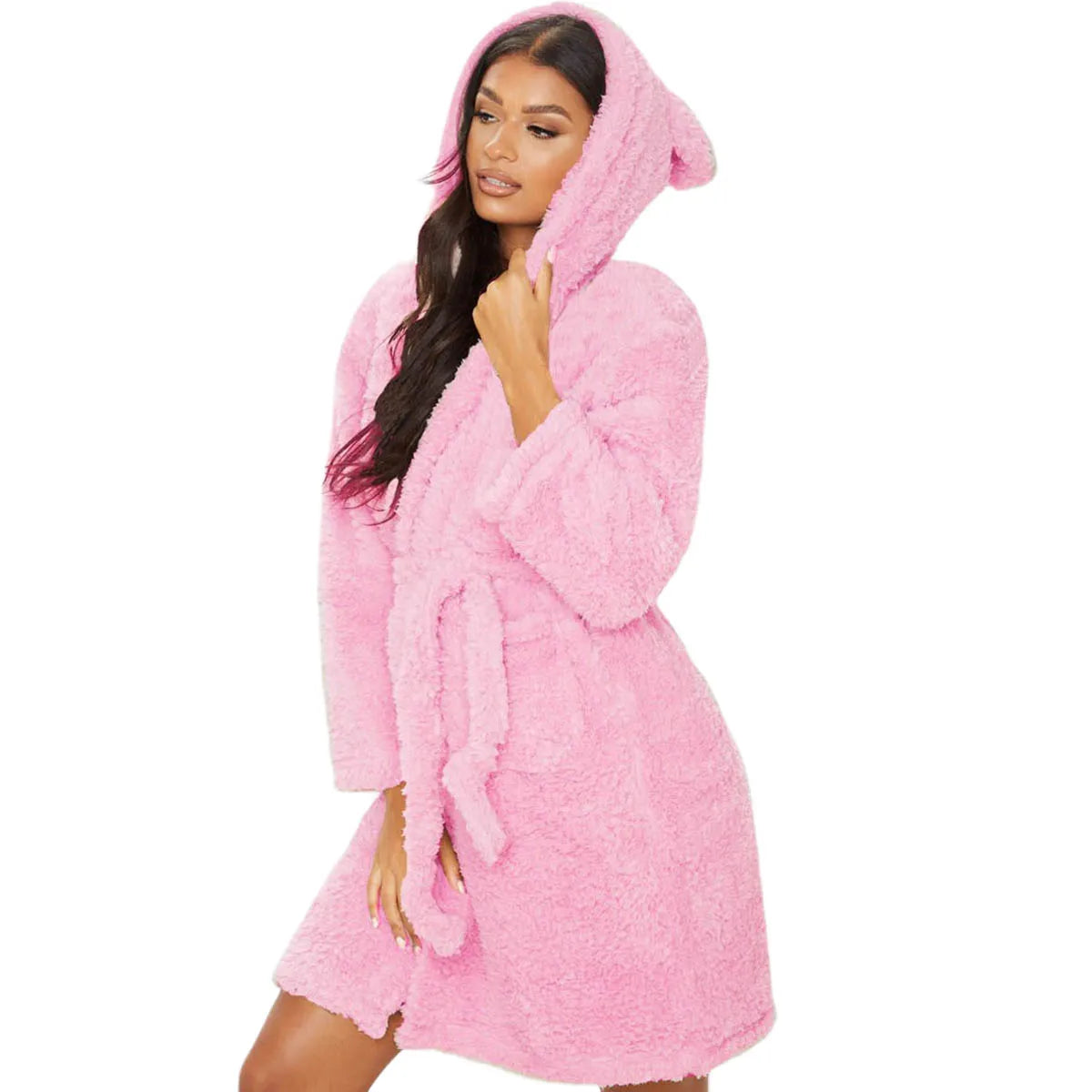 PlushHood – Warm and Comfortable Bathrobe