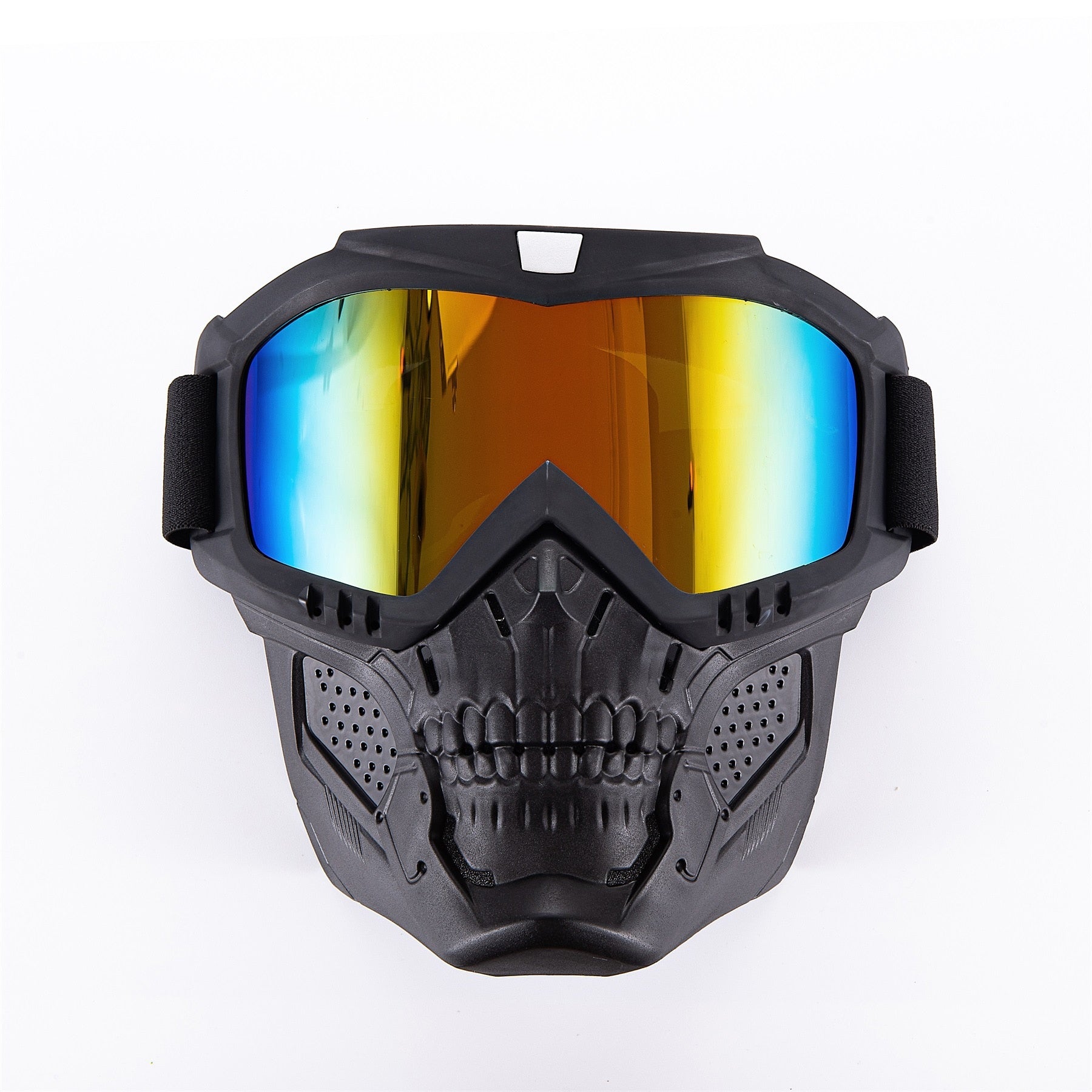 Motorradbrille Totenkopfmaske