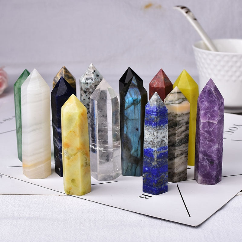 Krystal Miniature Obelisk Dekor