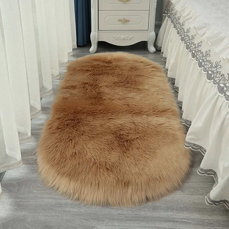 Winnie Soft Fluffy Rug – Morbido Tappeto in Pelliccia Sintetica per Camera da Letto e Soggiorno