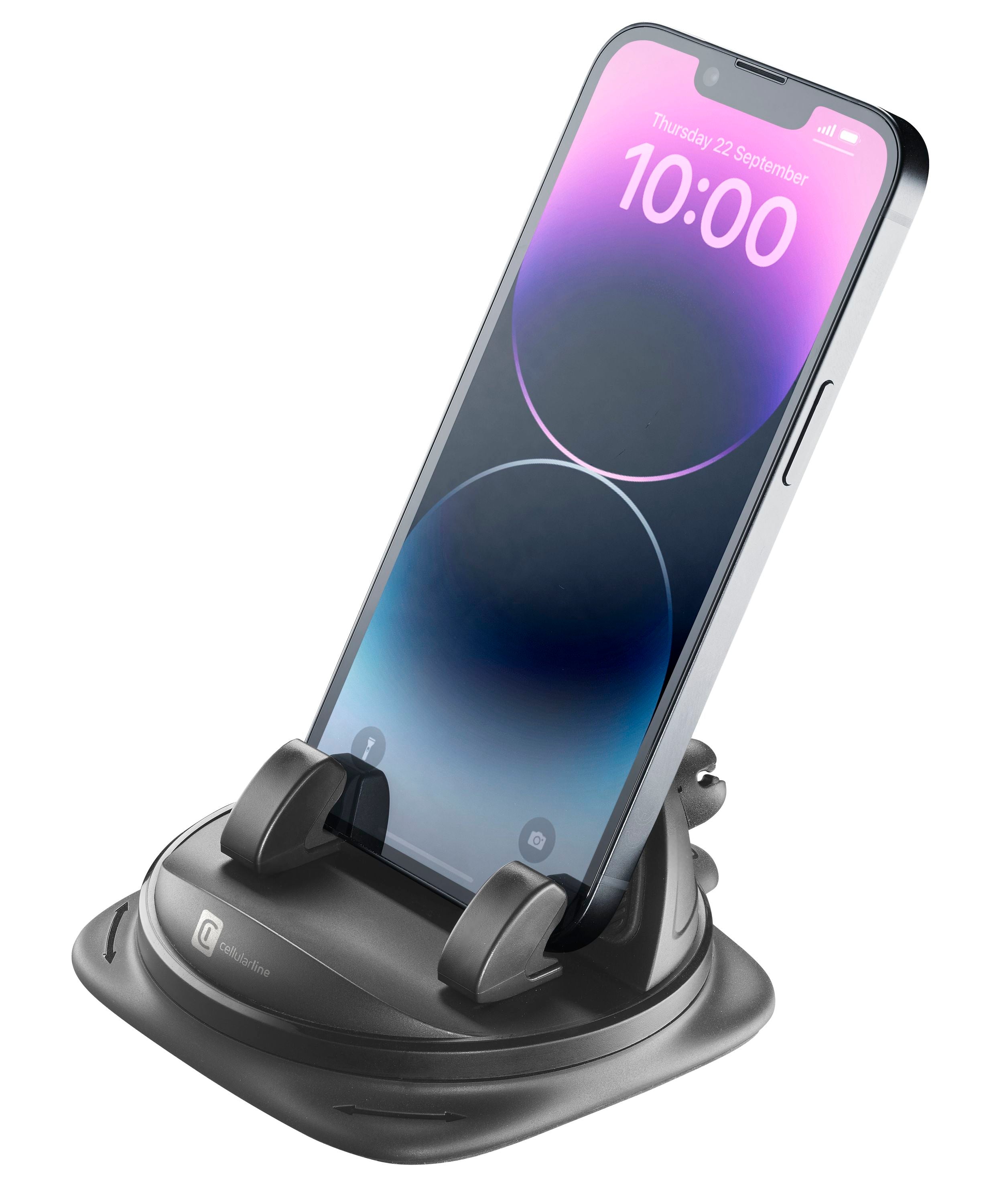 360° roterbar telefonholder for bilen: sterk sugekraft