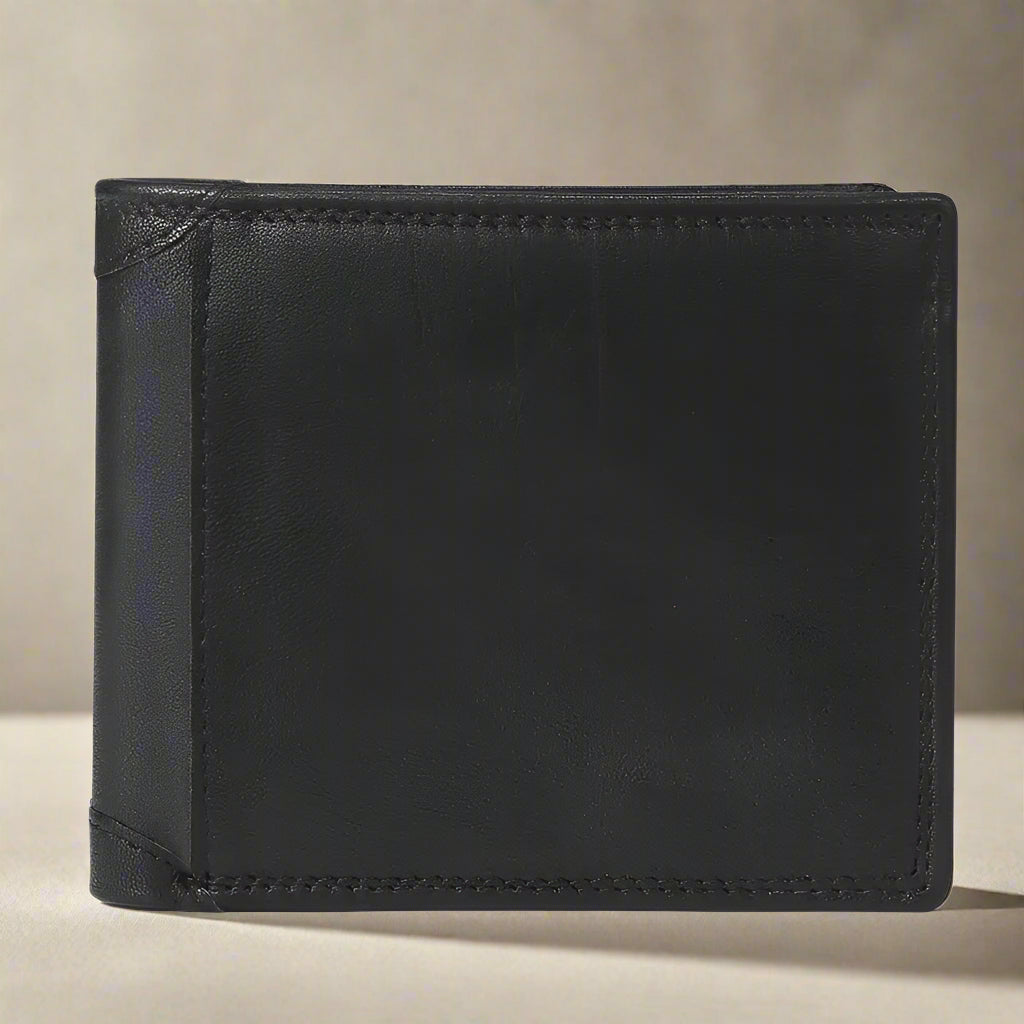 Oliver Vintage Genuine Leather Men’s Wallet – RFID Blocking & Coin Pocket