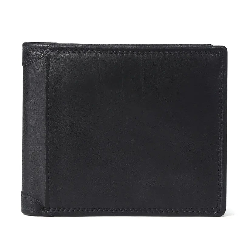 Oliver Vintage Genuine Leather Men’s Wallet – RFID Blocking & Coin Pocket