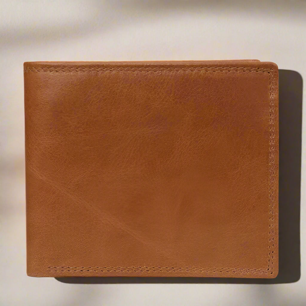 Oliver Vintage Genuine Leather Men’s Wallet – RFID Blocking & Coin Pocket