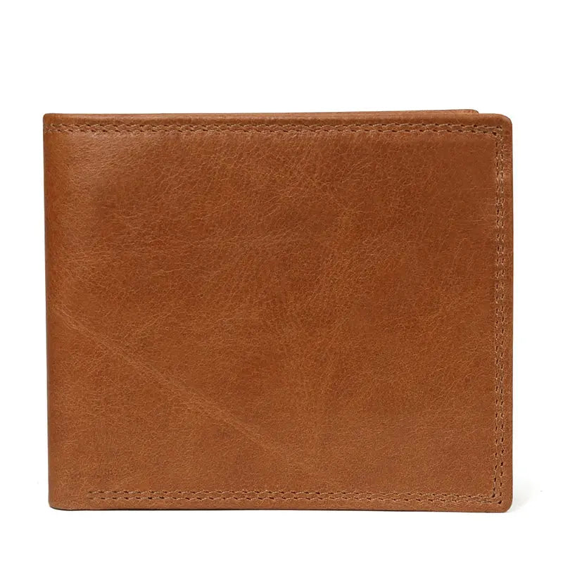 Oliver Vintage Genuine Leather Men’s Wallet – RFID Blocking & Coin Pocket