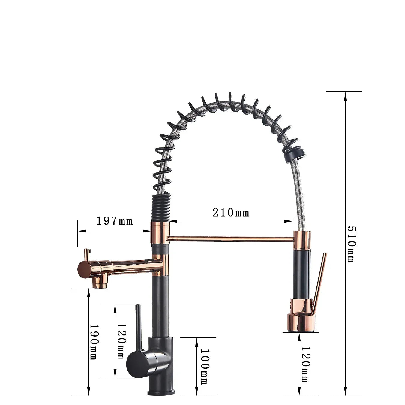 StreamFlex – Robinet rétractable à double bec