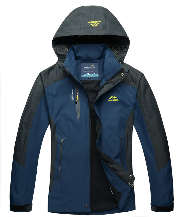 Ganzjahres-Outdoorjacke für Herren – wasserdicht, winddicht zum Wandern, Skifahren und Reisen