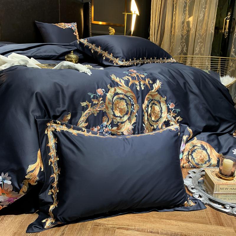 Leroux Egyptian Cotton Premium Embroidery Bedding Set